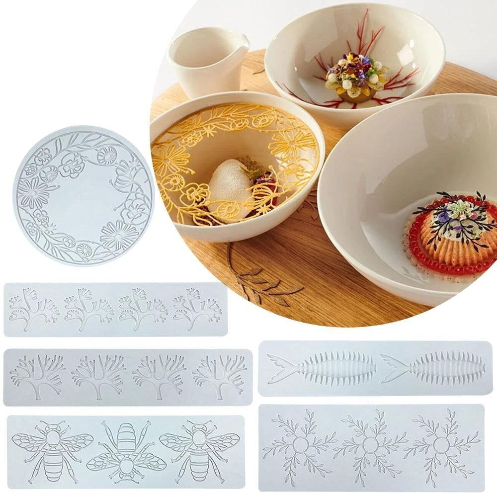 Cake top lace mold