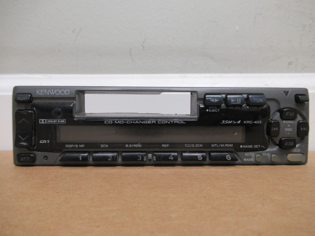 Kenwood KRC-403 Radio Faceplate Stereo Audio AM FM | eBay