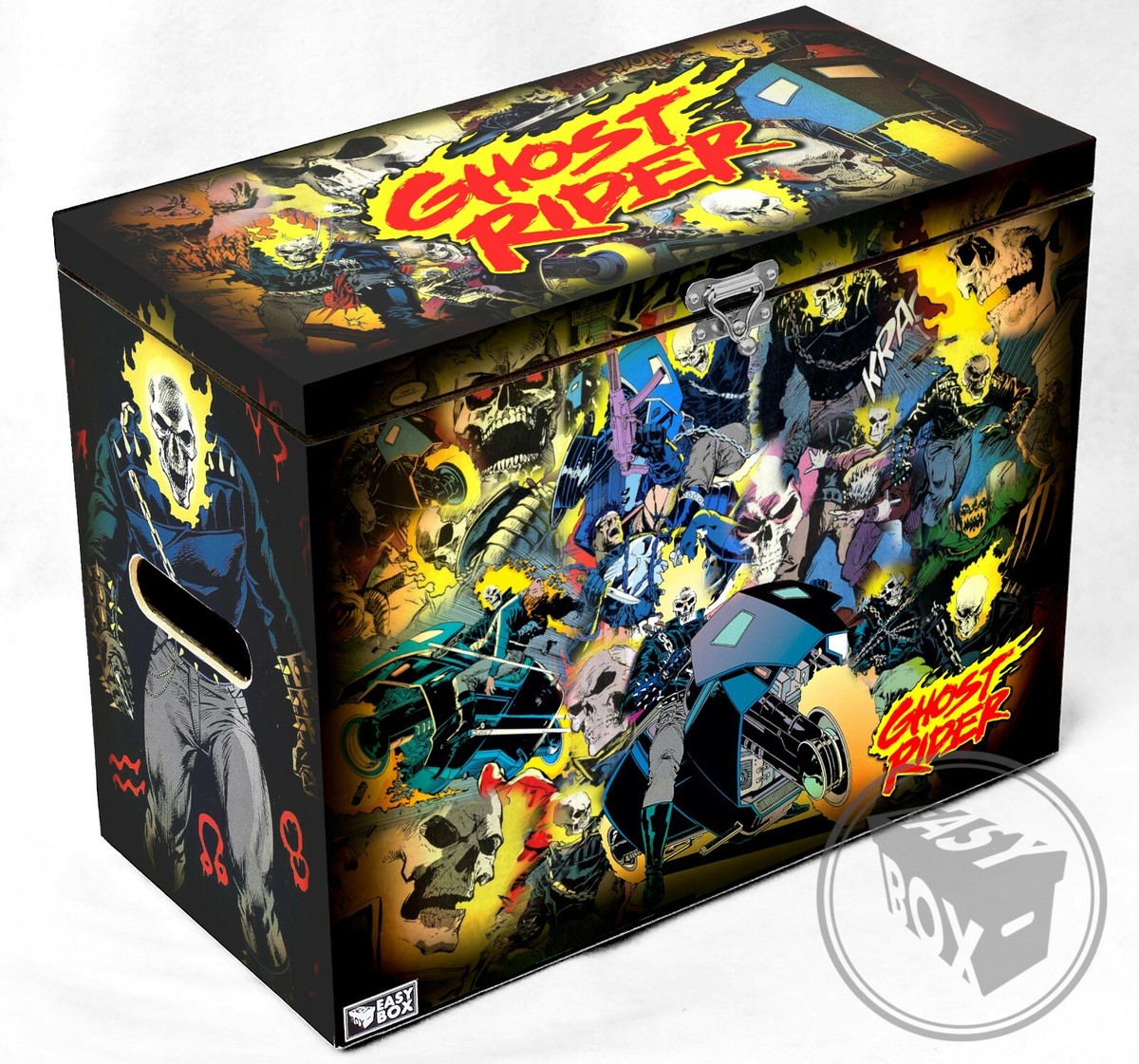 Ghost Rider 90's - Large Comic Book Hard Storage Box Chest MDF | eBay