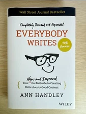 Everybody Writes Ann Handley Hardcover Wall Street Journal Best Seller Revised