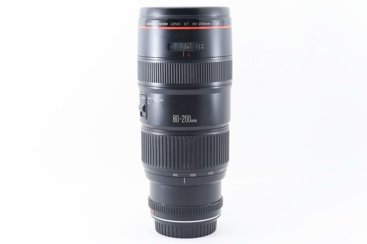 Canon EF 80-200mm f/2.8 L AF lens w/rear cap black tested from Japan [very  good]