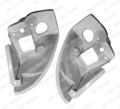 QSC Fiberglass Hood Headlight Housing Left Right Pair for Volvo VNL 2004 - 2018