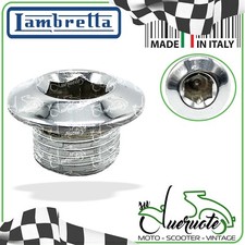TAPPO SCARICO LIVELLO OLIO MOTORE LAMBRETTA LI 125 150 TV 175 SPECIAL 200 DL 50