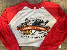 Shanky’s Whip Irish Liqueur Small   3/4 Sleeve T Shirt New Free Shipping USA