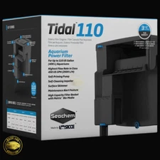 Seachem Tidal 110 Aquarium Power Filter - Large Aquarium Fish Tank Filter