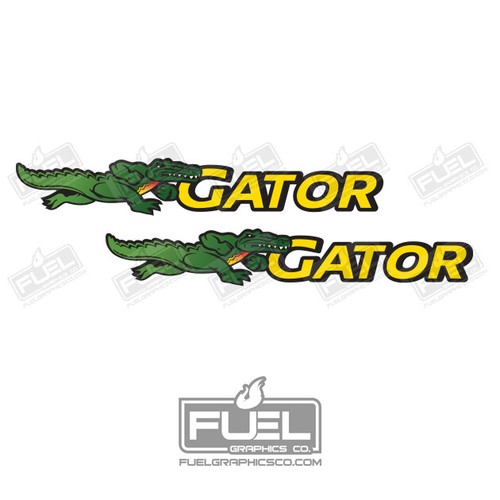 Gator HPX, TE, CS, CX, TH, TS, TX and XUV Utility Vehicle Vinyl Decal 2Pack eBay