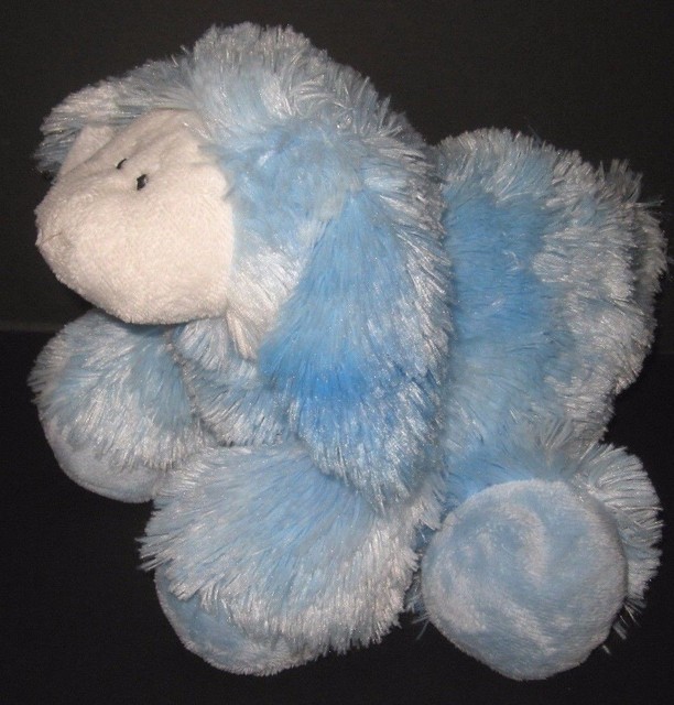 blue lamb stuffed animal
