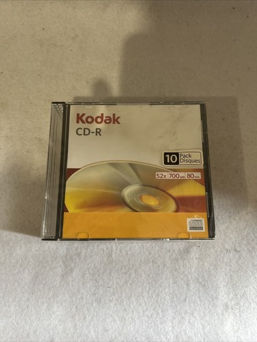 Kodak CD – R 52X 700 MB 80 MIN recordable compact disc slim jewel case brand new - Picture 5 of 5