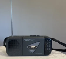 Sound Design-RCP AM/FM Radio Cassette Player Model #4610 GRY Works!