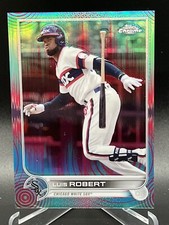 2022 Topps Chrome Sonic Lite Base Aqua/Pink Sonic #137 Luis Robert /199