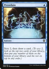 MTG - 4 x Preordain - Playset 4x x4 - Commander Legends Regular NM