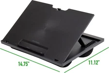 Laptop Cushion Desk Bed Pillow Cushioned Lap Tray Adjustable Stand 8Position New