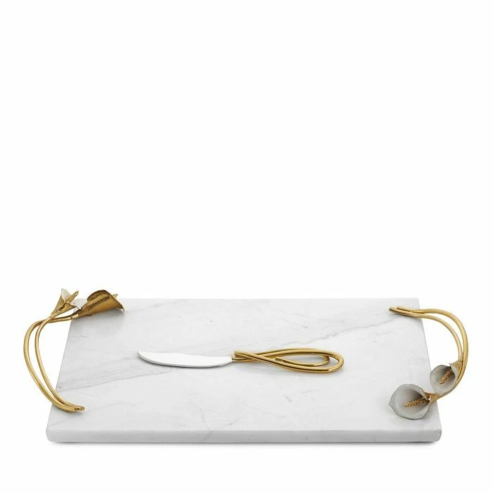 Michael Aram Calla Lily Large Cheeseboard H1442 - Image 2 of 3