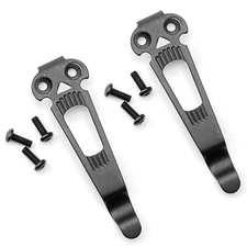 Stainless Steel Deep Carry Pocket Back Clips for Zero Tolerance 0640 0920 Knife