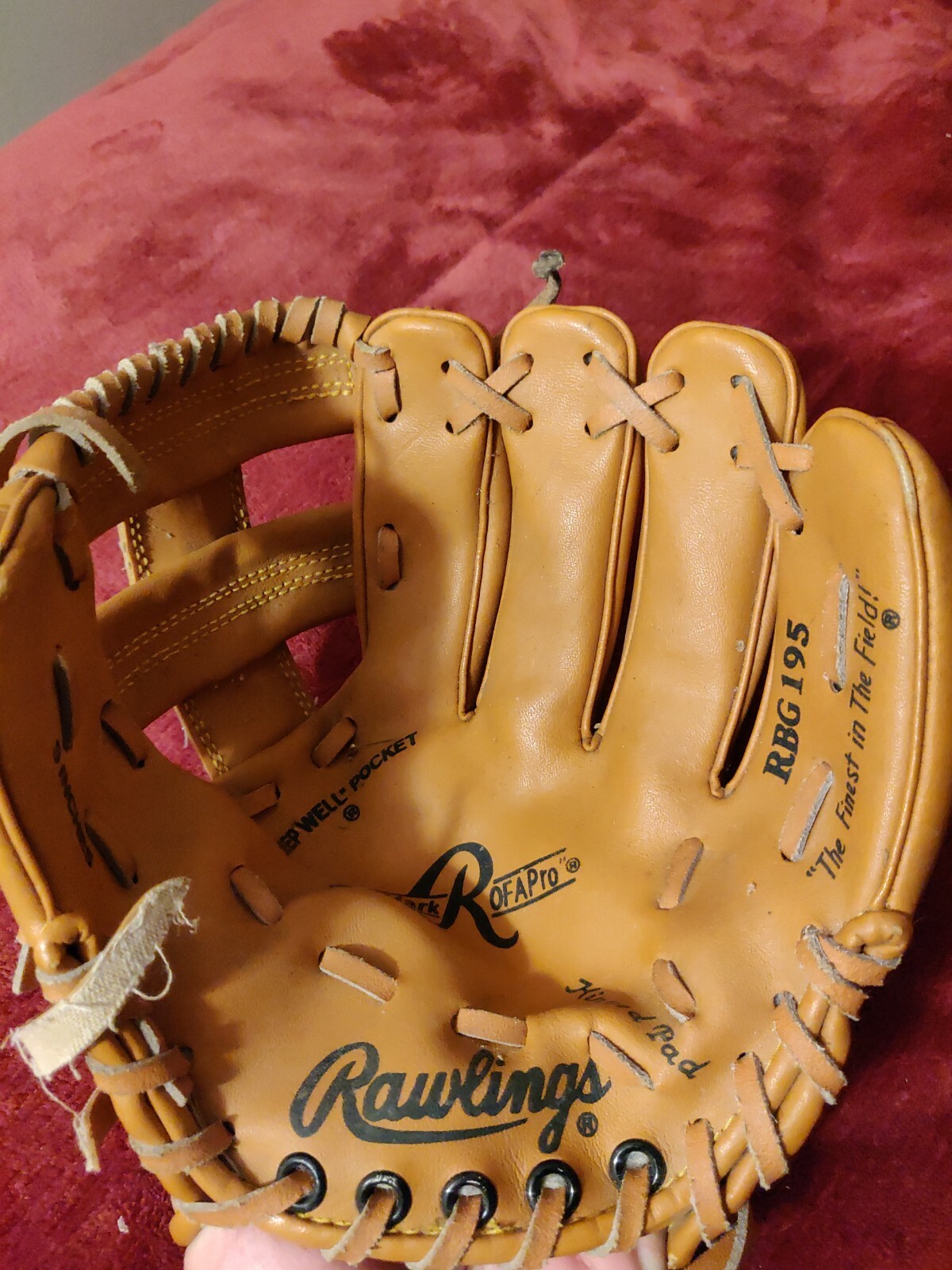 Rawlings RBG195 The Mark of a Pro Youth Tball/Little League Glove 9