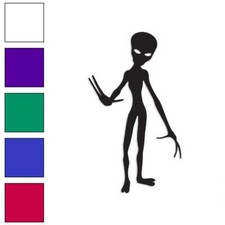 Alien E.t. Humanoid Vinyl Decal Sticker Multiple Colors Sizes 1119