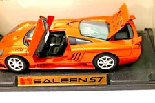 Saleen S7 Orange 1 18 Diecast Model Car by Motormax 73117 New in Bpx