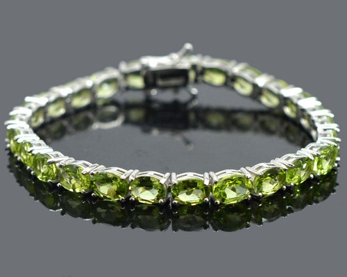 Argento, Ametista, peridoto - Collana fede in argento massiccio