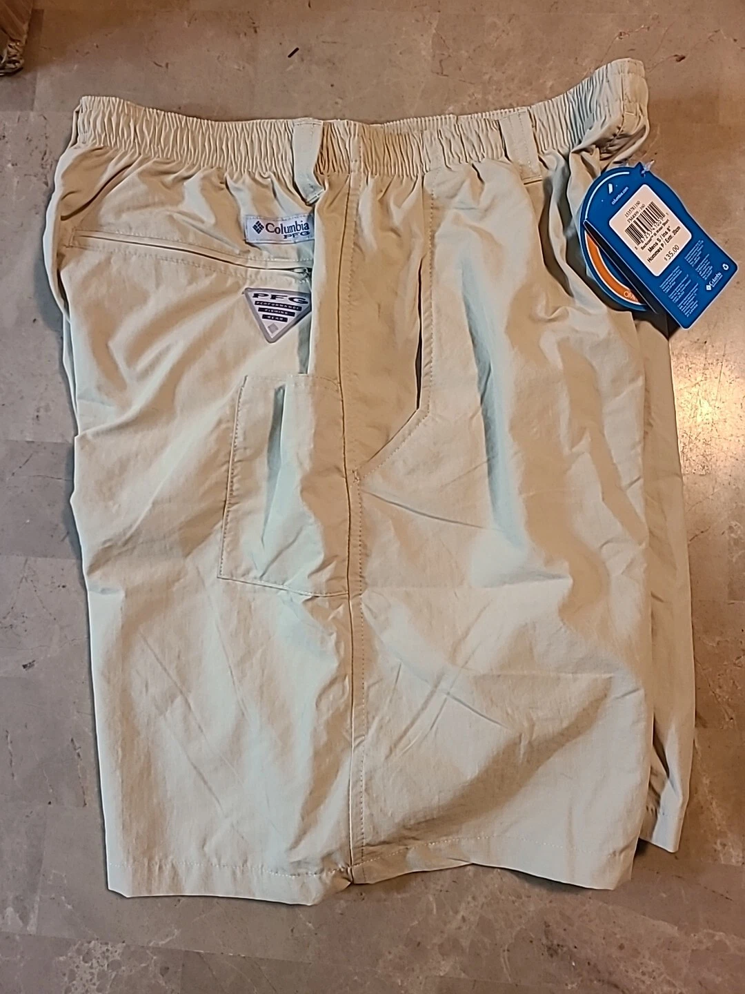 Columbia Men's PFG Backcast III Water Shorts,Size, Small, Fossil