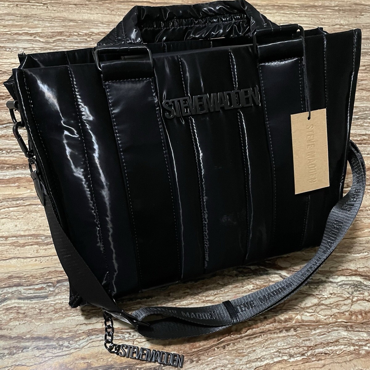 【STEVE MADDEN】DEVYN トートバッグ DEVYN Bag Green Multi Shoulder Strap Tote Beach Handbag