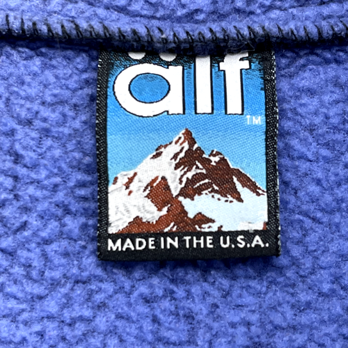 ALF By KUHL Vintage Aztec Deep Pile Jacket Full Zip Mens M Made in USA **FLAW** - Picture 2 of 15