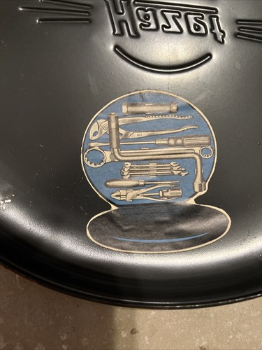 Hazet Tourist ROUND BOX Spare Tyre ToolKit Porsche-Hazet vintage & Original VW - Picture 3 of 5