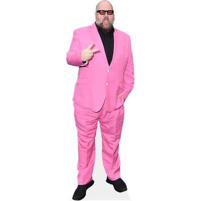 Stephen Kramer Glickman (rosa Anzug) Mini Size Cutout