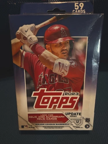 2023 Topps Update Baseball Factory Sealed Unopened Hanger Box ~ 59 Cards