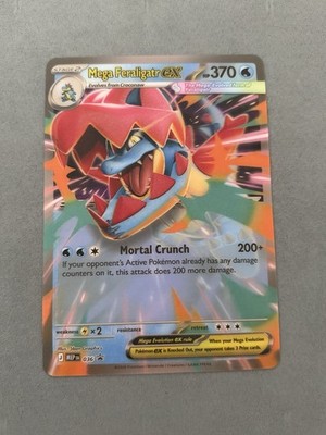 Pokémon TCG Mega Feraligatr ex MEP 036 Jumbo Karte - Black Star Promo NM/M