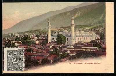 Bursa, Mosquée Oulon, Ansichtskarte 