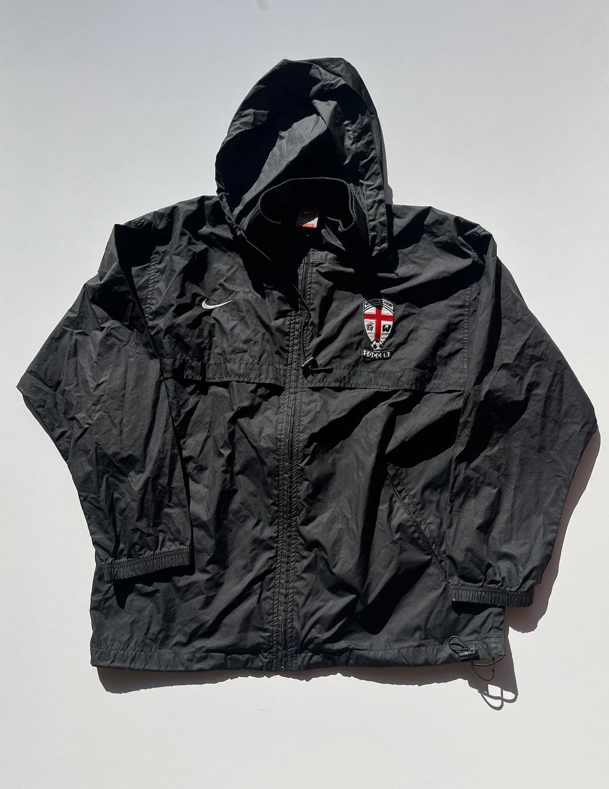 Nike Fit Storm Windbreaker Jacket Mens Medium Black