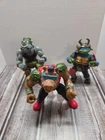 Lot Of 3 TMNT Teenage Mutant Ninja Turtles Action Figures Vintage 1989 1990