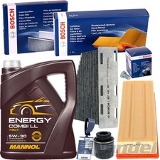 BOSCH FILTERSET+MANNOL 5W30 passend für 1.4TSI VW GOLF 7 PASSAT B6 B7 TOURAN 1T3