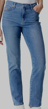 Women's Gloria Vanderbilt Amanda Straight Leg Blue Jeans Size 6 28/30 