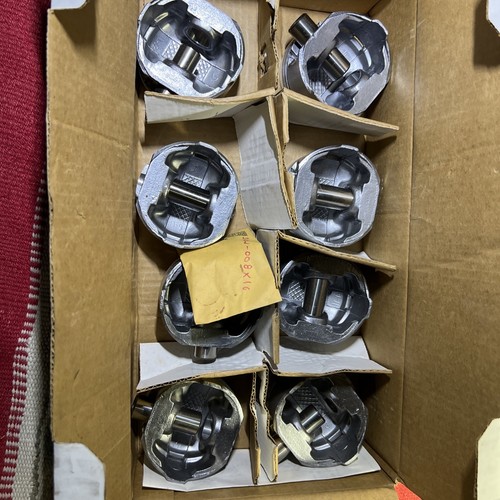 93-99 Cadillac Northstar 281 4.6L DOHC V8 (8)HYPER-EUTECTIC FLAT TOP PISTONS - Picture 1 of 3