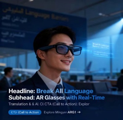 Envision IQ - Smart Glasses, AR, Display & AI voice live rec. Internal Display..