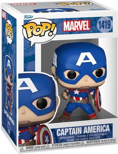 Gadget - Marvel: Funko Pop! - Captain America (Vinyl Figure 1419) -D- Funko-image