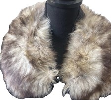 Vintage Fur Collar Neck Wrap Jacket Coat Collar Detachable Winter Accessory