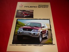 MITSUBISHI Pajero Sport K90 2.5 TD GLS depliant brochure depliant folleto 2002