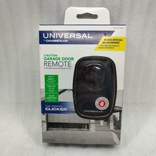 Chamberlain KLIK3U-BK2 Clicker Universal 2-Button Garage Door Opener Remote NEW