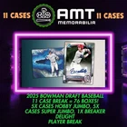 Kevin McGonigle 2025 Bowman Draft Hobby Super Jumbo 11X Case 76X Box Break #11