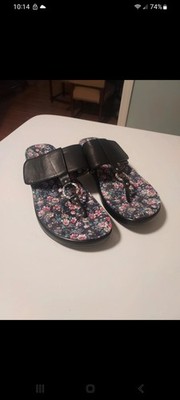 New Alegria Moxi Enchanting Black LeatherSandal Sz 8.