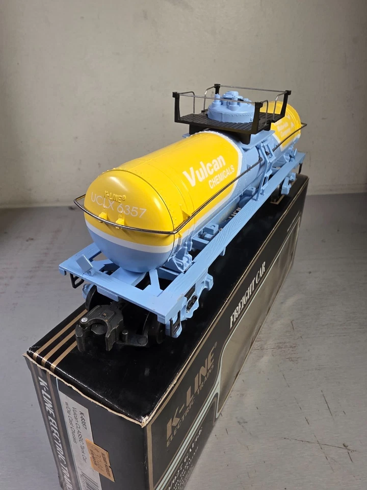 K_LINE K6357 Vulcan Tank Car W/Die Cast Chassis ++++ BRAND NEW ++++ OB ++++ - Image 2 of 4