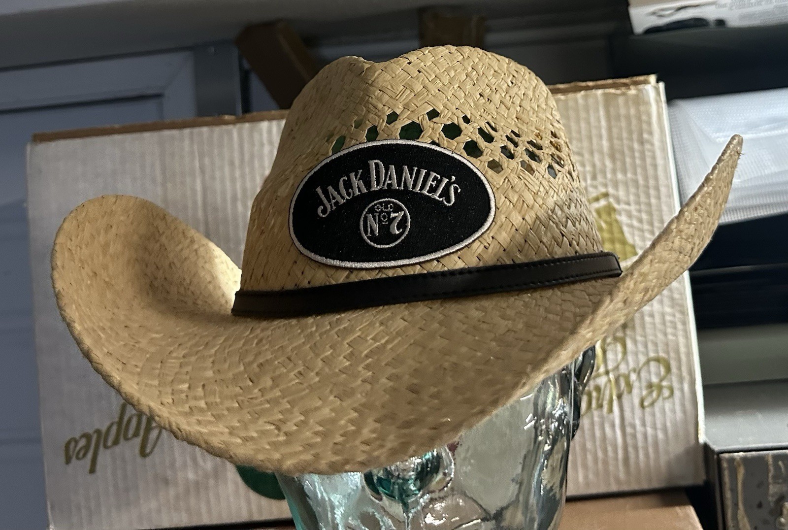 Jack Daniel’s No. 7 Large Straw Cowboy Hat image 3