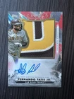 FERNANDO TATIS JR. 2023 TOPPS INCEPTION GOLD JUMBO PATCH AUTO #IAJP-FT 26/50