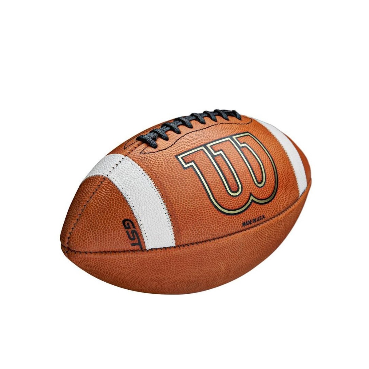 Football Americano Professionale Pallone Da Football Americano Wilson NCAA 1003 GST - Colore Marrone Pallone Quatar Mondiali - Foto 10