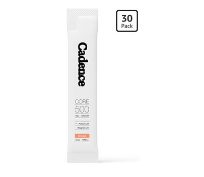 Cadence Core 500 Electrolyte Hydration Sachet Orange Naturally Flavored 3.7g