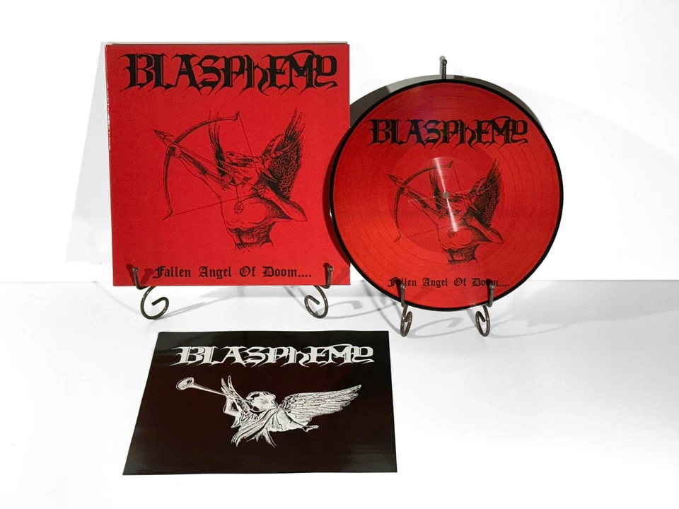 BLASPHEMY Fallen Angel Of Doom... Picture Disc LP Red Vinyl / Jacket - Image 2 of 4