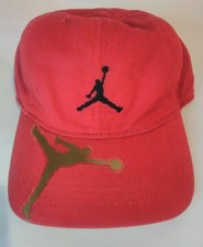 Nike Air Jordan Jumpman Adjustable Cap Hat Red Sz Youth 100 Polyester