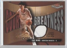 2003-04 Fleer Patchworks Courting Greatness 55/150 Yao Ming #CG-YM Patch HOF f9a